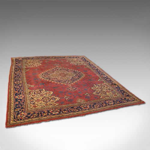 fig 4. Very Large 13' Antique Serapi Carpet, Persian Rug, Heriz Region, Victorian, 1900