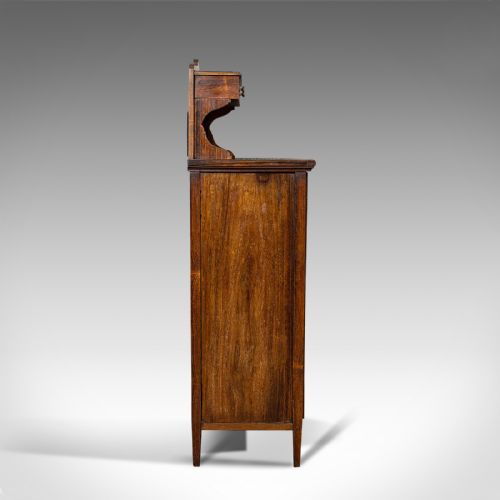 fig 4. Antique Music Cabinet, English, Rosewood, Side, Hall Stand, Edwardian, C.1910