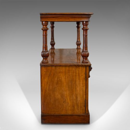 fig 3. Large Antique Buffet, English, Walnut, Server, Sideboard, William IV, Circa 1830