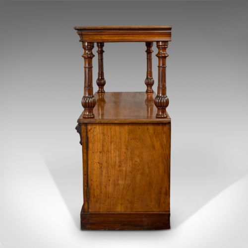 fig 4. Large Antique Buffet, English, Walnut, Server, Sideboard, William IV, Circa 1830