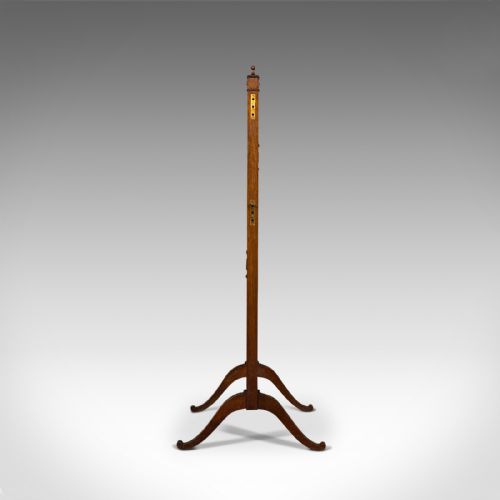 fig 2. Antique Needlepoint Stretcher, English, Mahogany, Tapestry Frame, Victorian