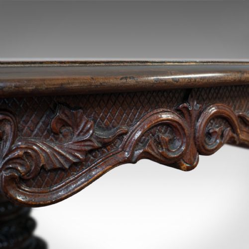 fig 6. Inlaid Antique Breakfast Table, English, Rosewood, Centre, Game, Victorian