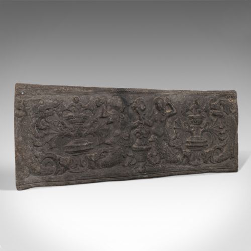 Antique Decorative Relief Panel, Continental, Lead, Frieze, Neoclassical, C.1750