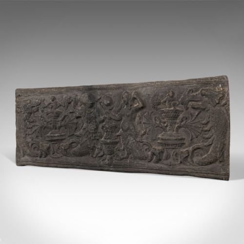 fig 3. Antique Decorative Relief Panel, Continental, Lead, Frieze, Neoclassical, C.1750