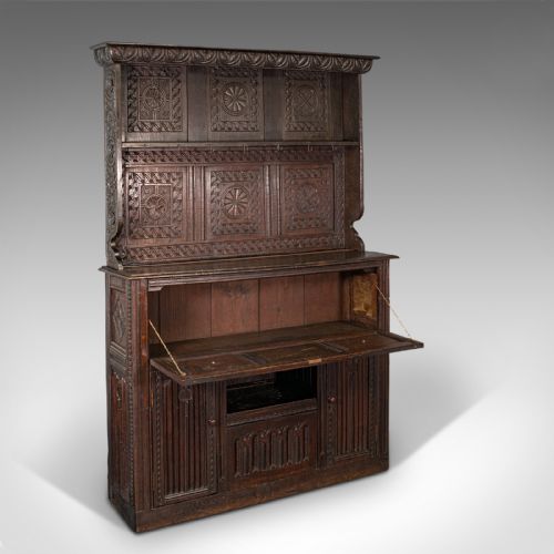 fig 1. Large Antique Welsh Dresser, British, Oak, William III, c.1700