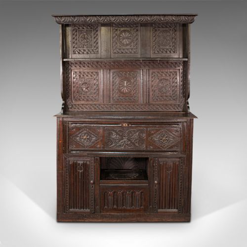 fig 2. Large Antique Welsh Dresser, British, Oak, William III, c.1700