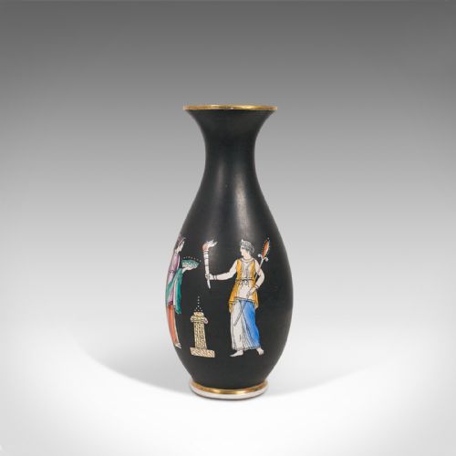 fig 2. Antique Decorative Vase, English, Ceramic, Baluster Urn, Neoclassical, Victorian