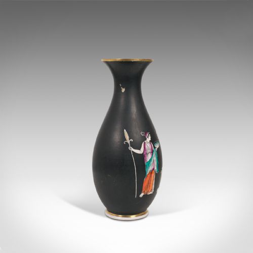 fig 3. Antique Decorative Vase, English, Ceramic, Baluster Urn, Neoclassical, Victorian