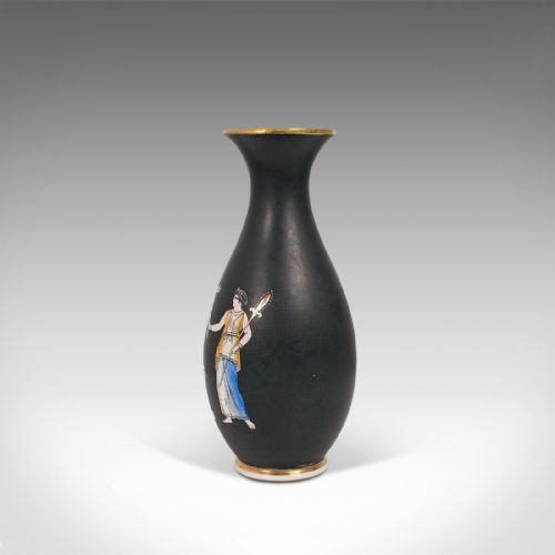 fig 4. Antique Decorative Vase, English, Ceramic, Baluster Urn, Neoclassical, Victorian