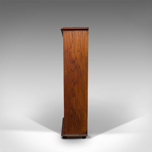 fig 4. Antique Headmaster's Office Bookcase, English, Oak, Cabinet, Edwardian, C.1910
