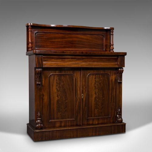 Antique Chiffonier, English, Mahogany, Victorian, Circa 1880