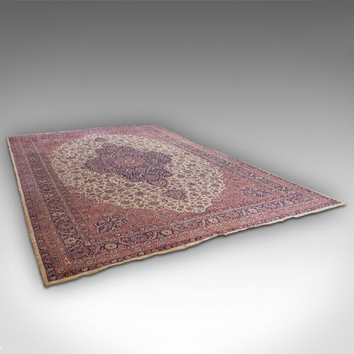 Very Large Antique Heriz Carpet, Persian, Room Size, Rug, Edwardian, Circa 1910