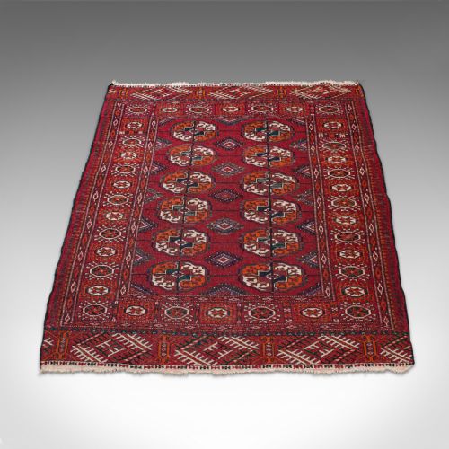 fig 1. Antique Tekke Bokhara Rug, Middle Eastern, Nomadic, Turkoman, Carpet, Circa 1900