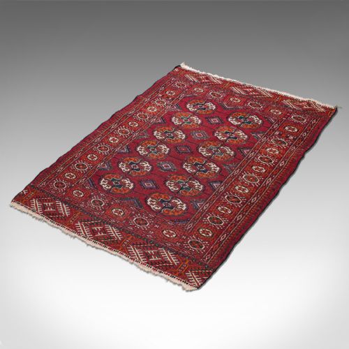 fig 2. Antique Tekke Bokhara Rug, Middle Eastern, Nomadic, Turkoman, Carpet, Circa 1900