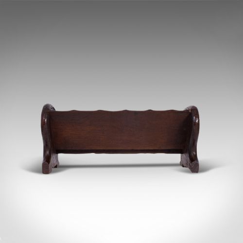 fig 3. Antique Carved Book Stand, Oriental, Mahogany, Rack, Dragon Motif, 19th Century