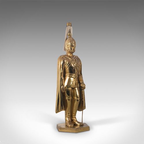 Vintage Fireside Companion, English, Gilt Brass, Fireplace, Stand, Grenadier