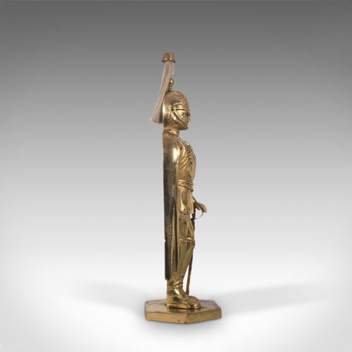 fig 2. Vintage Fireside Companion, English, Gilt Brass, Fireplace, Stand, Grenadier