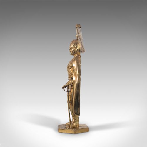 fig 3. Vintage Fireside Companion, English, Gilt Brass, Fireplace, Stand, Grenadier