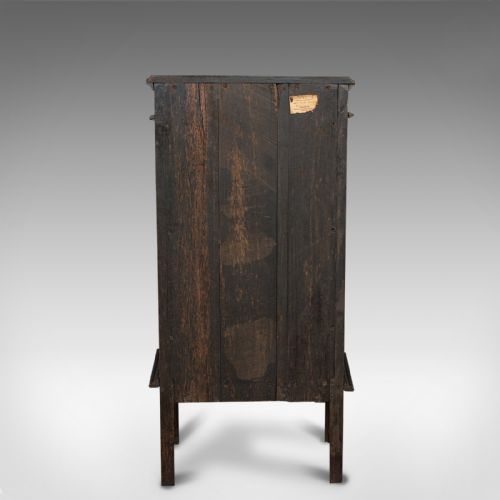 fig 5. Vintage Ship's Cabinet, Rare, Asian, Coromandel, Decorative Maritime Cupboard