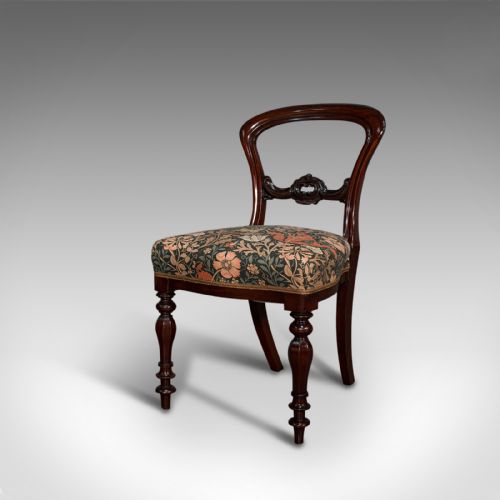 fig 3. Pair Of, Antique Buckle Back Chairs, English, Walnut, Dining, Side, Victorian
