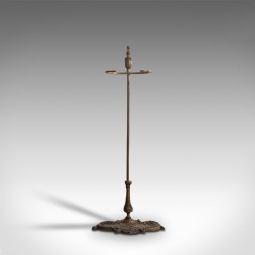 fig 1. Antique Stick Stand, French, Brass, Hall, Cane, Umbrella Rack, Art Nouveau, 1920