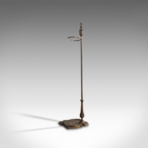 fig 4. Antique Stick Stand, French, Brass, Hall, Cane, Umbrella Rack, Art Nouveau, 1920
