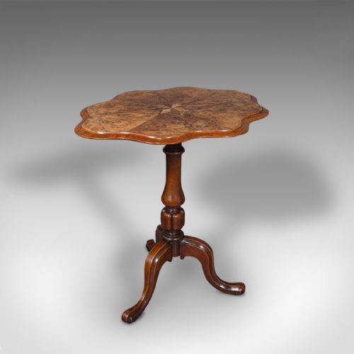 Antique Wine Table, Mahogany, Burr Walnut, Inlay, Side, Marquetry, Regency, 1820