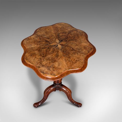fig 5. Antique Wine Table, Mahogany, Burr Walnut, Inlay, Side, Marquetry, Regency, 1820