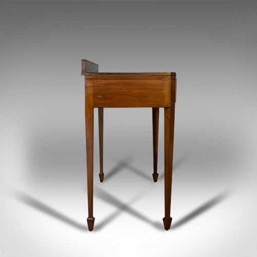 ANTIQUE SIDE TABLE ENGLISH MAHOGANY BUFFET SERVER HAMPTONS EDWARDIAN 1910 - ADDITIONAL PHOTO 3