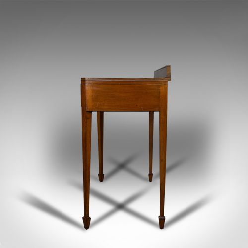 ANTIQUE SIDE TABLE ENGLISH MAHOGANY BUFFET SERVER HAMPTONS EDWARDIAN 1910 - ADDITIONAL PHOTO 4