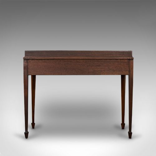 ANTIQUE SIDE TABLE ENGLISH MAHOGANY BUFFET SERVER HAMPTONS EDWARDIAN 1910 - ADDITIONAL PHOTO 5
