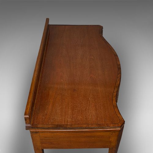 ANTIQUE SIDE TABLE ENGLISH MAHOGANY BUFFET SERVER HAMPTONS EDWARDIAN 1910 - ADDITIONAL PHOTO 7