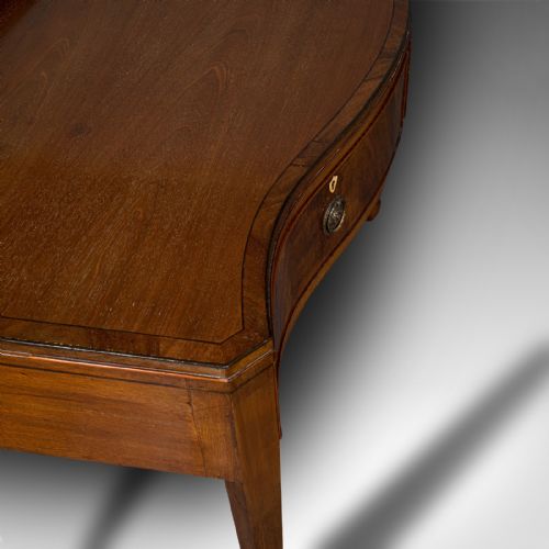 ANTIQUE SIDE TABLE ENGLISH MAHOGANY BUFFET SERVER HAMPTONS EDWARDIAN 1910 - ADDITIONAL PHOTO 8