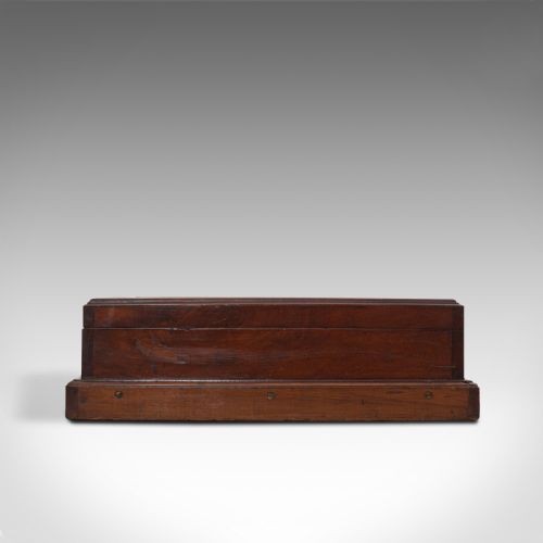 fig 4. Antique Shop's Countertop Bijouterie Case, Walnut, Display Cabinet, Victorian