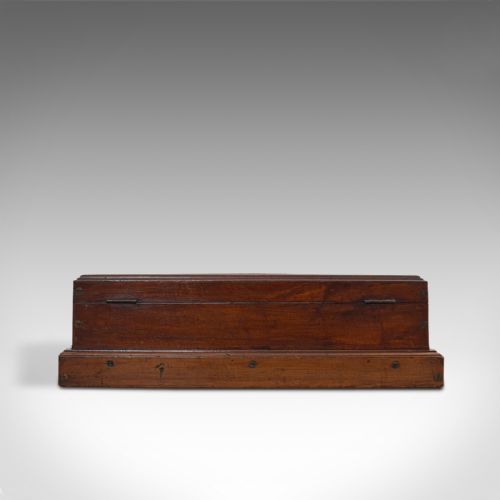 fig 5. Antique Shop's Countertop Bijouterie Case, Walnut, Display Cabinet, Victorian