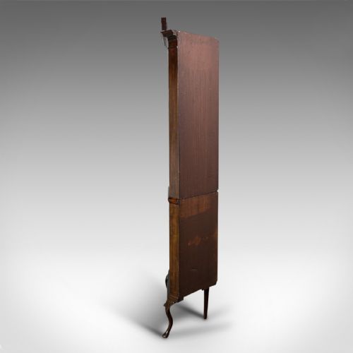 fig 4. Rare, Tall Antique Corner Cabinet, Mahogany, Cupboard, Georgian Revival, C.1880