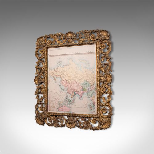 fig 2. Ornate Antique Mirror, French, Giltwood, Hall, Overmantel, Edwardian, Circa 1910