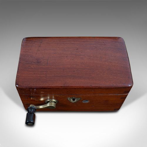 fig 3. Small Antique Electric Therapy Machine, English, Scientific, Medical, Victorian