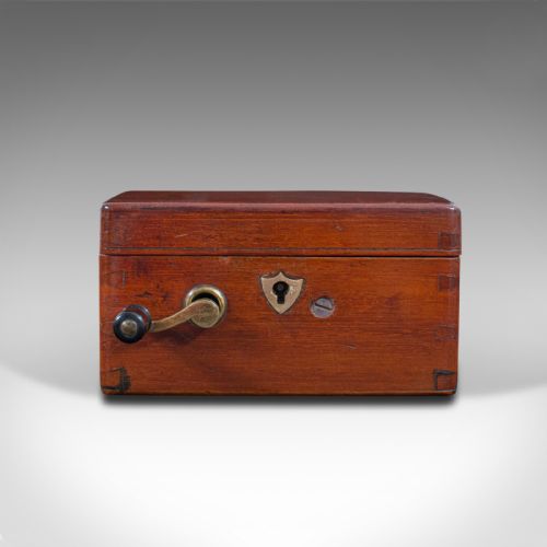 fig 4. Small Antique Electric Therapy Machine, English, Scientific, Medical, Victorian