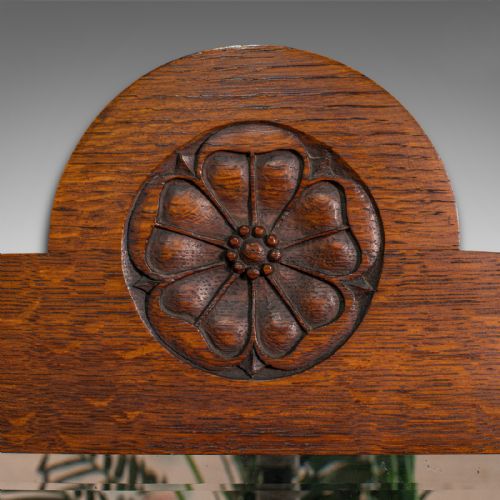 fig 5. Antique Hall Mirror, Scottish, Valet, After Mackintosh, Arts & Crafts, Victorian