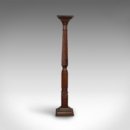 fig 4. Antique Torchere, English, Mahogany, Plant Stand, Jardiniere, William IV, C.1830