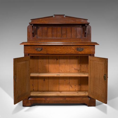 fig 2. Superb Antique Chiffonier, Scottish, Oak, Sideboard, Cabinet, Victorian, C.1860
