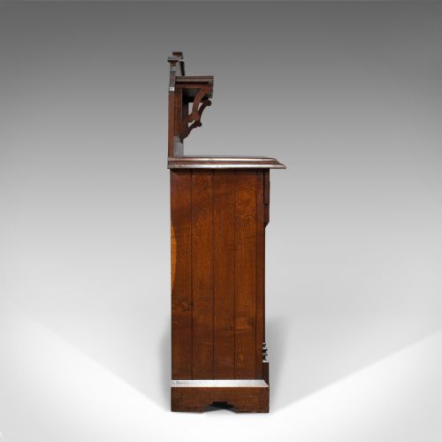 fig 3. Superb Antique Chiffonier, Scottish, Oak, Sideboard, Cabinet, Victorian, C.1860