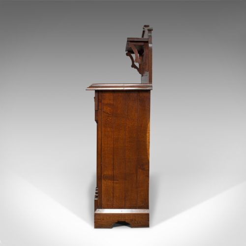 fig 4. Superb Antique Chiffonier, Scottish, Oak, Sideboard, Cabinet, Victorian, C.1860