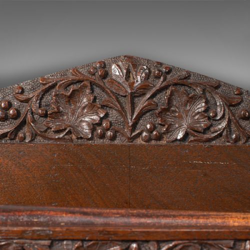 fig 4. Antique Wall Gong, Indian, Oak, Dinner, Ceremonial Monastery Chime, Circa 1900