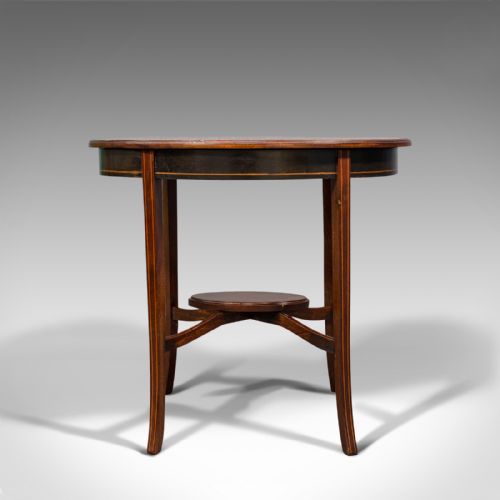 fig 4. Antique Side Table, English, Mahogany, Walnut, Lamp, Occasional, Regency, C.1820