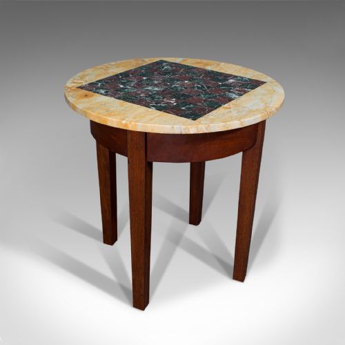 Antique Marble Chess Table, English, Mahogany, Game Board, Edwardian, Circa 1910