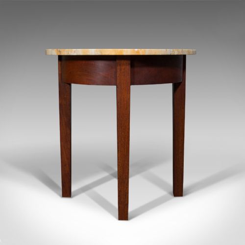 fig 2. Antique Marble Chess Table, English, Mahogany, Game Board, Edwardian, Circa 1910
