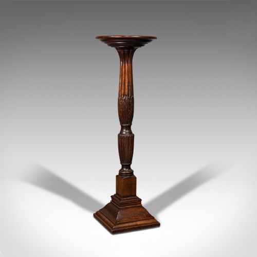 Antique Torchere, English, Mahogany, Jardiniere Stand, William IV Revival, 1900