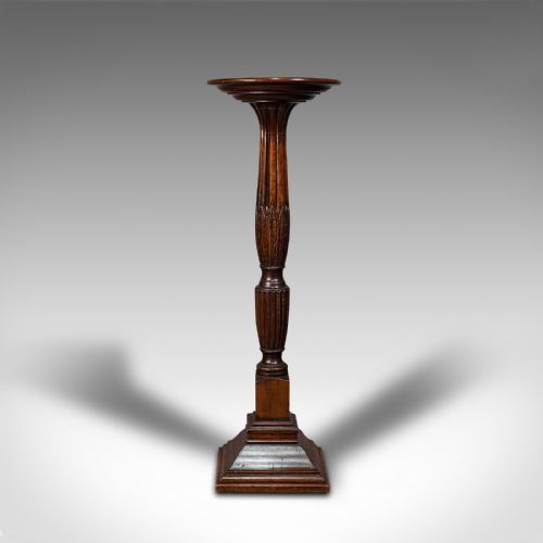 fig 2. Antique Torchere, English, Mahogany, Jardiniere Stand, William IV Revival, 1900